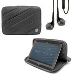 TABLET SLEEVE FOR IPAD + EARPHONES