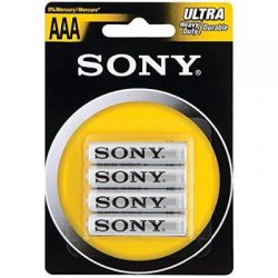 BATTERY - AAA  4PK CARBON ZINC  SONY