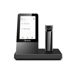 Yealink DECT Wireless Convertible Headset with Touch Screen Base Station, MS Teams Certified