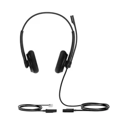 Yealink Professional Dual Call Centre Headset with foam ear cushions, RJ-9 and QD Connection